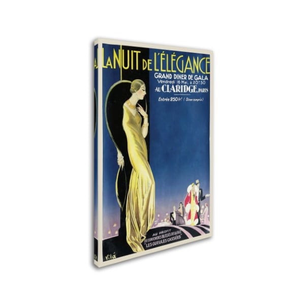 Vintage Apple Collection 'Nuit Elegance' Canvas Art,30x47